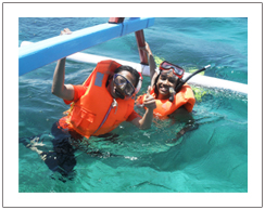 Snorkeling di Pulau Gili