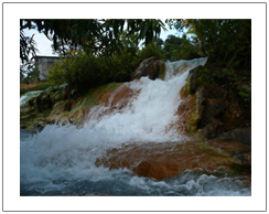 Soa hot spring water at Bajawa