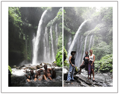 Waterfall Sindang Gile Lombok island